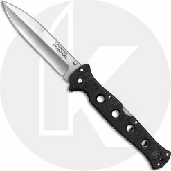 Cold Steel Knives Cold Steel 10AA Counter Point XL Knife AUS 10A Spear Point Black Griv-Ex Tri-Ad Locking Folder