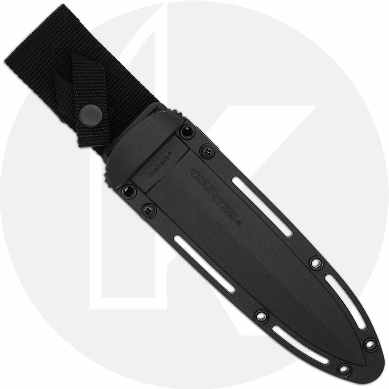 Cold Steel Knives Cold Steel Tai Pan 3V 13P - Satin 3V Double Edge Spear Point Fixed Blade - Black Kray-Ex - Secure-Ex Sheath 4 Cold Steel Knives Cold Steel Tai Pan 3V 13P - Satin 3V Double Edge Spear Point Fixed Blade - Black Kray-Ex - Secure-Ex Sheath - Image 2