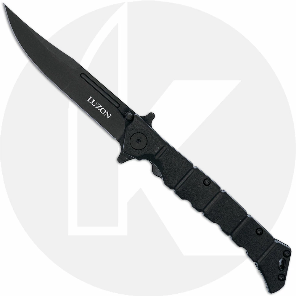 Cold Steel Knives Cold Steel Medium Luzon - Black Clip Point - Black GFN - 20NQL-BKBK 3 Cold Steel Knives Cold Steel Medium Luzon - Black Clip Point - Black GFN - 20NQL-BKBK