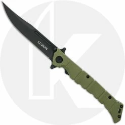Cold Steel Knives Cold Steel Medium Luzon - Black Clip Point - Olive Drab GFN - 20NQL-ODBK