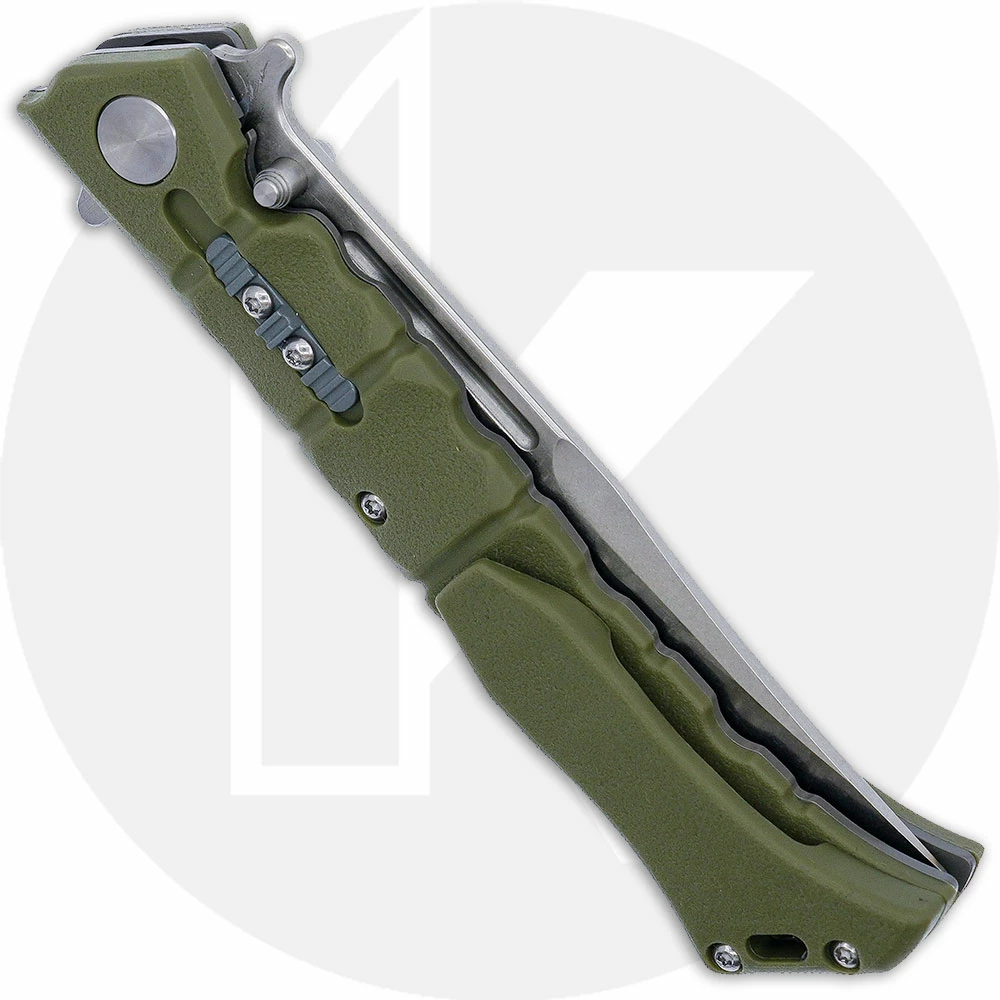 Cold Steel Knives Cold Steel Medium Luzon - Stonewash Clip Point - Olive Drab GFN - 20NQL-ODSW 5 Cold Steel Knives Cold Steel Medium Luzon - Stonewash Clip Point - Olive Drab GFN - 20NQL-ODSW - Image 3
