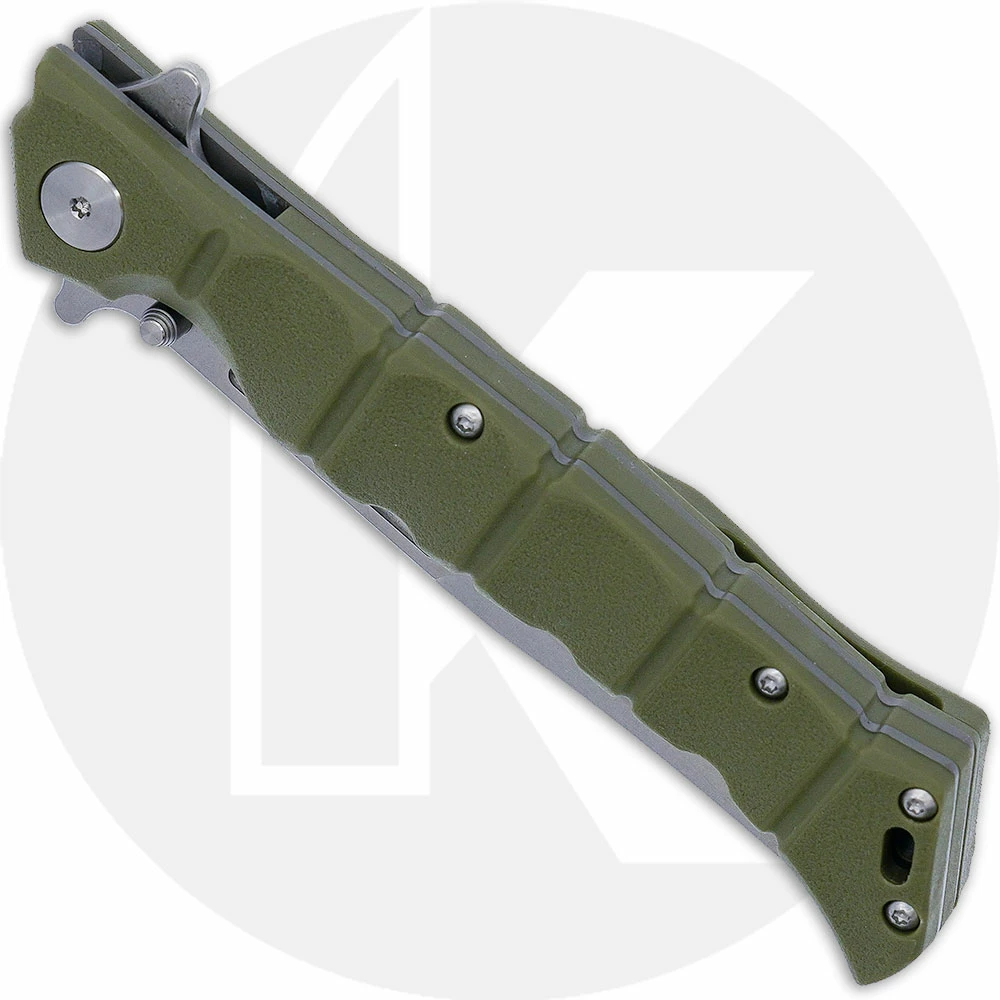 Cold Steel Knives Cold Steel Medium Luzon - Stonewash Clip Point - Olive Drab GFN - 20NQL-ODSW 4 Cold Steel Knives Cold Steel Medium Luzon - Stonewash Clip Point - Olive Drab GFN - 20NQL-ODSW - Image 2