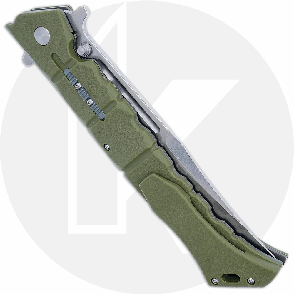Cold Steel Knives Cold Steel Large Luzon - Stonewash Clip Point - Olive Drab GFN - 20NQX-ODSW 5 Cold Steel Knives Cold Steel Large Luzon - Stonewash Clip Point - Olive Drab GFN - 20NQX-ODSW - Image 3