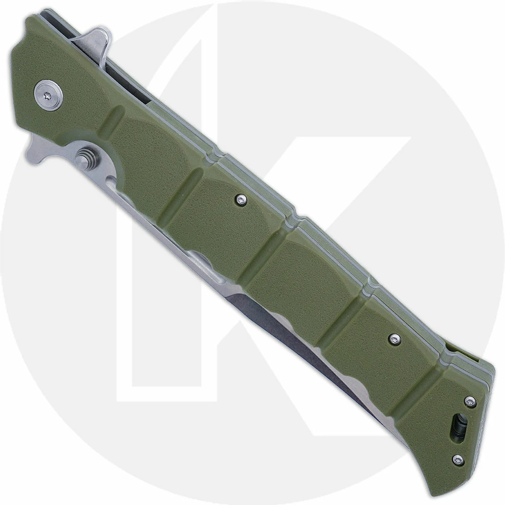 Cold Steel Knives Cold Steel Large Luzon - Stonewash Clip Point - Olive Drab GFN - 20NQX-ODSW 4 Cold Steel Knives Cold Steel Large Luzon - Stonewash Clip Point - Olive Drab GFN - 20NQX-ODSW - Image 2