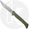 Cold Steel Knives Cold Steel Large Luzon - Stonewash Clip Point - Olive Drab GFN - 20NQX-ODSW