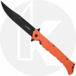 Cold Steel Knives Cold Steel Large Luzon - Black Clip Point - Orange GFN - 20NQX-ORBK