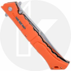 Cold Steel Knives Cold Steel Large Luzon - Satin Clip Point - Orange GFN - 20NQX-ORST -SMKW store CS 20NQX ORST CLOSED BACK