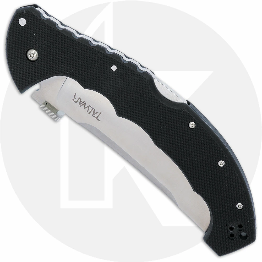 Cold Steel Knives Cold Steel Talwar 21TBXS - 5.5 Inch Serrated S35VN - Black G10 - Tri-AD Lock - Folding Knife 4 Cold Steel Knives Cold Steel Talwar 21TBXS - 5.5 Inch Serrated S35VN - Black G10 - Tri-AD Lock - Folding Knife - Image 2