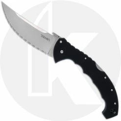 Cold Steel Knives Cold Steel Talwar 21TBXS - 5.5 Inch Serrated S35VN - Black G10 - Tri-AD Lock - Folding Knife