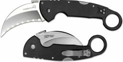 Cold Steel Knives Cold Steel Tiger Claw Knife, Serrated, CS-22KFS -SMKW store CS 22KFS