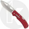 Cold Steel Knives Cold Steel Double Safe Hunter Slock Master 23JK - Value Priced EDC - Drop Point With Slock Master Logo - Red GFN - Rocker Lock - Folding Knife -SMKW store CS 23JK OPEN FRONT fixed