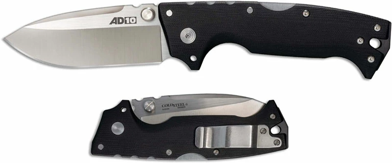 Cold Steel Knives Cold Steel AD-10 28DD Knife Andrew Demko S35VN Drop Point Black G10 Tri-Ad Lock Folder 4 Cold Steel Knives Cold Steel AD-10 28DD Knife Andrew Demko S35VN Drop Point Black G10 Tri-Ad Lock Folder - Image 2