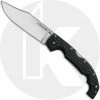 Cold Steel Knives Cold Steel 29AXC Extra Large Voyager Knife AUS 10A Clip Point Black Griv-Ex Tri-Ad Lock Folder