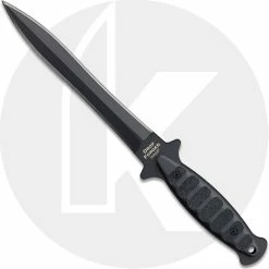 Cold Steel Knives Cold Steel Drop Forged Wasp 36MCD - Black Double Edge Spear Point - Full Tang - Black Synthetic Scales