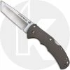 Cold Steel Knives Cold Steel 58PT Code 4 Knife S35VN Tanto Gray Aluminum Tri-Ad Lock Folder