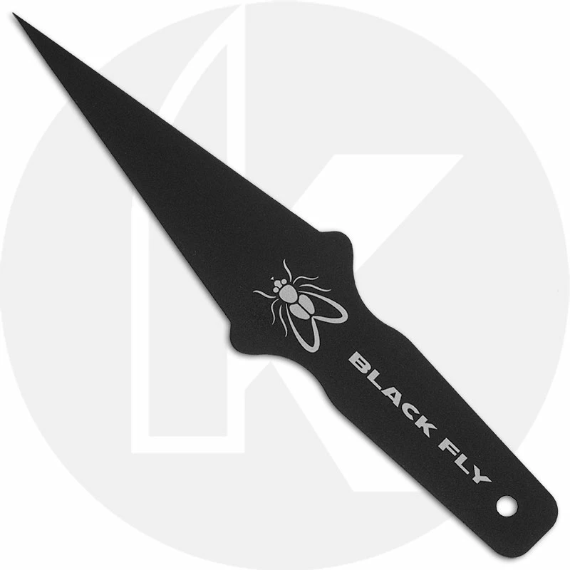 Cold Steel Knives Cold Steel Black Fly Throwing Knife 80STMA - Single Piece Black Carbon Spring Steel - Dagger Style 3 Cold Steel Knives Cold Steel Black Fly Throwing Knife 80STMA - Single Piece Black Carbon Spring Steel - Dagger Style