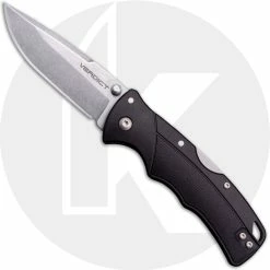 Cold Steel Knives Cold Steel Verdict FL-C3SPSS - Stonewash 4116SS Spear Point - Black GFN - Tri-Ad Lock Folder