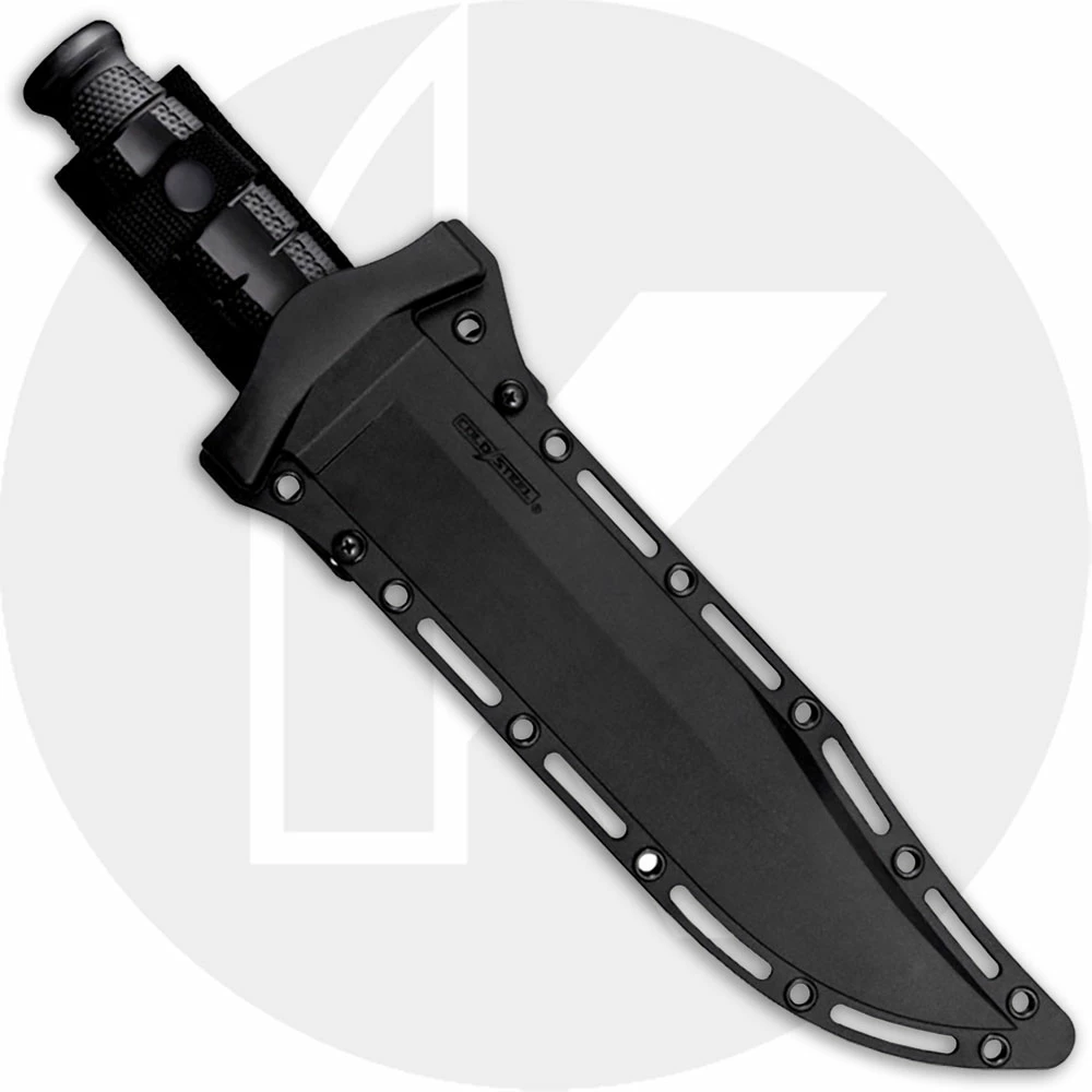 Cold Steel Knives Cold Steel Leatherneck Bowie FX-LTHRNK - Black D2 Clip Point Fixed Blade - Kray-Ex Handle - Secure-Ex Sheath 5 Cold Steel Knives Cold Steel Leatherneck Bowie FX-LTHRNK - Black D2 Clip Point Fixed Blade - Kray-Ex Handle - Secure-Ex Sheath - Image 3