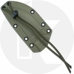 ESEE Knives ESEE-3MIL-P - Black Drop Point - Micarta Handle - Glass Breaker Pommel - OD Molded MOLLE Sheath -SMKW store ESEE 3MIL P SHEATH