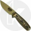 ESEE Knives ESEE-3 - 3PMDE-005 - Dark Earth Drop Point - Coyote / Black 3D G10 Handle - Black Molded Sheath -SMKW store ESEE 3PMDE005 1