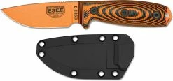 ESEE Knives ESEE-3 - 3PMOR-006 - Orange Drop Point - Orange / Black 3D G10 Handle - Black Molded Sheath -SMKW store ESEE 3PMOR006