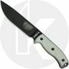 ESEE Knives ESEE-6P-B Black Drop Point - Linen Micarta Handle - Black Molded Sheath -SMKW store ESEE 6PB 1