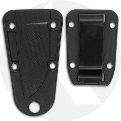 ESEE Knives ESEE IZULA-35V - Single Piece Stonewash CPM S35VN - Drop Point - Neck Knife - Black Molded Sheath -SMKW store ESEE IZULA 35V SHEATH