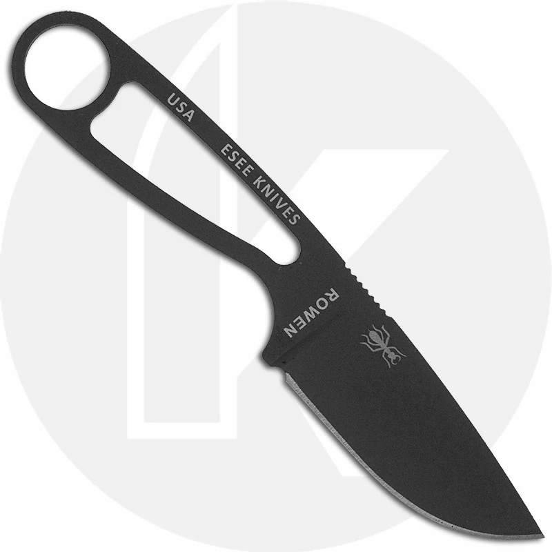 ESEE Knives Tactical Izula IZULA-TG-B - Tactical Gray Drop Point Neck Knife - Black Molded Sheath 4 ESEE Knives Tactical Izula IZULA-TG-B - Tactical Gray Drop Point Neck Knife - Black Molded Sheath - Image 2