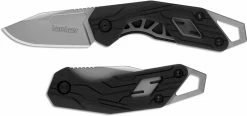 Kershaw Knives Kershaw Diode 1230 - Compact Keychain Knife - Bead Blast Clip Point - Black GFN - Liner Lock