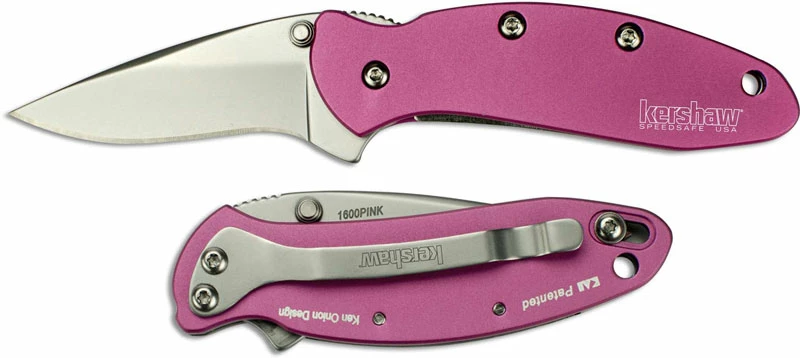 Kershaw Knives Kershaw Chive, Pink Aluminum, KE-1600PINK 3 Kershaw Knives Kershaw Chive, Pink Aluminum, KE-1600PINK
