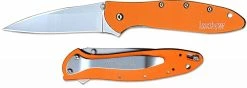 Kershaw Knives Kershaw Leek, Orange Aluminum, KE-1660OR