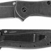 Kershaw Knives Kershaw Random Leek 1660RBW - BlackWash Reverse Tanto - BlackWash Stainless Steel Handle - SpeedSafe Assist - Flipper Folder - USA Made