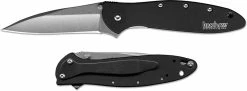 Kershaw Knives Kershaw Leek, Stonewash, KE-1660SWBLK