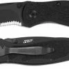 Kershaw Knives Kershaw Black Blur, Part Serrated, KE-1670BLKST -SMKW store KE 1670BLKST