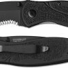 Kershaw Knives Kershaw Blur Knife With Glassbreaker, Black, KE-1670GBBLKST -SMKW store KE 1670GBBLKST