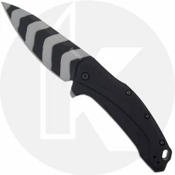 Kershaw Knives Kershaw Link 1776TS20CV - Tiger Stripe 20CV - Black Aluminum - SpeedSafe Assist - USA Made