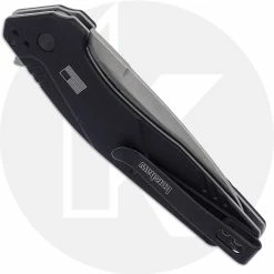 Kershaw Knives Kershaw Dividend 1812BLK20CV - 20CV Blade - Black Aluminum - SpeedSafe Assist - Flipper Folder - USA Made -SMKW store KE 1812BLK20CV CLOSED BACK