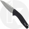 Kershaw Knives Kershaw Dividend 1812BLK20CV - 20CV Blade - Black Aluminum - SpeedSafe Assist - Flipper Folder - USA Made -SMKW store KE 1812BLK20CV OPEN FRONT