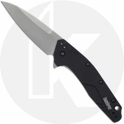 Kershaw Knives Kershaw Dividend 1812BLK20CV - 20CV Blade - Black Aluminum - SpeedSafe Assist - Flipper Folder - USA Made