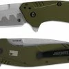 Kershaw Knives Kershaw Dividend 1812OLCB - Composite Blade - Olive Aluminum - SpeedSafe Assist - Flipper Folder - USA Made -SMKW store KE 1812OLCB