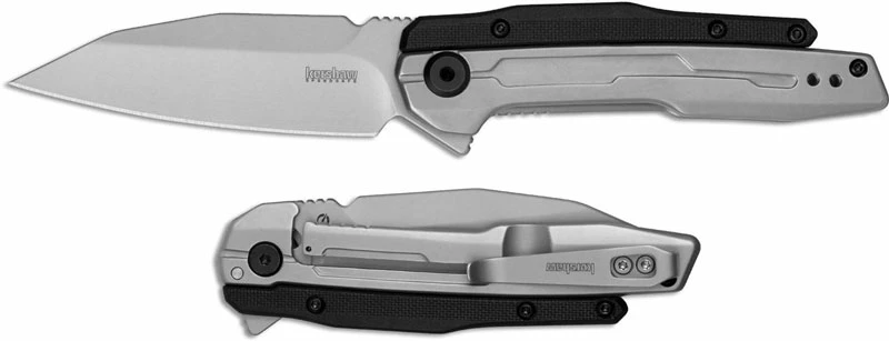 Kershaw Knives Kershaw Lithium 2049 - SpeedSafe Assist - Beadblast Reverse Tanto - SS And Black GFN - Flipper Folder 3 Kershaw Knives Kershaw Lithium 2049 - SpeedSafe Assist - Beadblast Reverse Tanto - SS And Black GFN - Flipper Folder