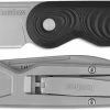 Kershaw Knives Kershaw Platform 2090 - Beadblast Sheepfoot - Black GFN And SS - Nail Clipper - Slip Joint Folder