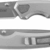 Kershaw Knives Kershaw 2131 Epistle EDC Bead Blast Drop Point Aluminum Handle Liner Lock Folding Knife