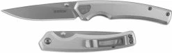 Kershaw Knives Kershaw 2131 Epistle EDC Bead Blast Drop Point Aluminum Handle Liner Lock Folding Knife