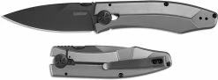 Kershaw Knives Kershaw 3440 Innuendo Les George EDC Black Drop Point Bead Blast Stainless Steel Frame Lock