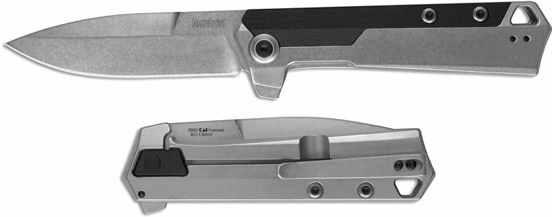 Kershaw Knives Kershaw 3860 Oblivion EDC Assisted Open Flipper Folder 2 Tone Spear Point 2 Tone Steel And GFN Frame Lock 3 Kershaw Knives Kershaw 3860 Oblivion EDC Assisted Open Flipper Folder 2 Tone Spear Point 2 Tone Steel And GFN Frame Lock