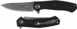Kershaw Knives Kershaw 4020 Concierge Dmitry Sinkevich Ti Drop Point Black G10 Handle KVT Flipper Folder