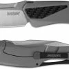 Kershaw Knives Kershaw Collateral 5500 - 2 Tone Satin D2 Drop Point - Gray TiCN Stainless Steel And Carbon Fiber - SpeedSafe Assist - Flipper Folder