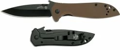 Kershaw Knives Kershaw Emerson CQC-4K Knife, KE-6054BRNBLK