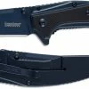 Kershaw Knives Kershaw 8320 Outright Blue Upswept Blade Blue Steel And Black G10 SpeedSafe Flipper Folder -SMKW store KE 8320